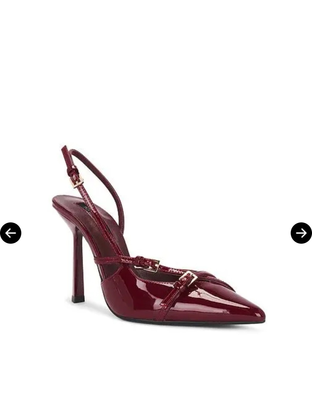 Tony Bianco Burgundy Slingback Pump